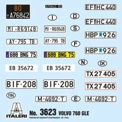 Italeri 1/24 Volvo 760 GLE # 3623 19 Italeri 1/24 Volvo 760 GLE # 3623 -Aircraft Kits Sales itl3623 2