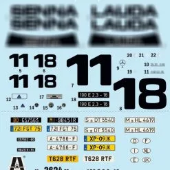 Italeri 1/24 Mercedes-Benz 190e 1984 Nürburgring # 3624 15 Italeri 1/24 Mercedes-Benz 190e 1984 Nürburgring # 3624 -Aircraft Kits Sales itl3624 2