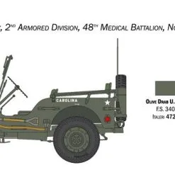 Italeri 1/24 Willys Jeep MB # 3635 -Aircraft Kits Sales itl3635 4