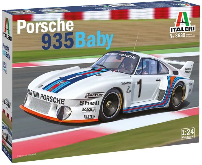 Italeri 1/24 PORSCHE 935 BABY # 3639 3 Italeri 1/24 PORSCHE 935 BABY # 3639