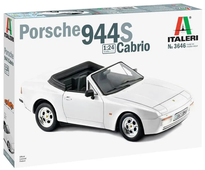 Italeri 1/24 Porsche 944 S Cabrio # 3646 3 Italeri 1/24 Porsche 944 S Cabrio # 3646