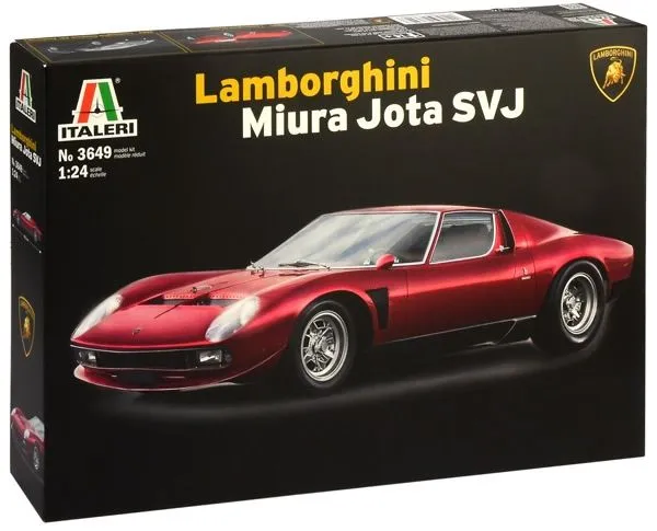 Italeri 1/24 Lamborghini Miura Jota SVJ # 3649 6 Italeri 1/24 Lamborghini Miura Jota SVJ # 3649 - Image 4