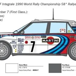 Italeri 1/24 Lancia Delta HF Integrale # 3658 -Aircraft Kits Sales itl3658 3