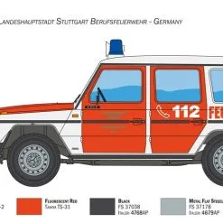 Italeri 1/24 Mercedes G230 Feuerwehr # 3663 -Aircraft Kits Sales itl3663 5