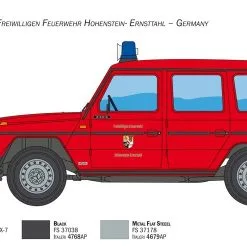 Italeri 1/24 Mercedes G230 Feuerwehr # 3663 -Aircraft Kits Sales itl3663 6