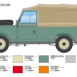 Italeri 1/24 Land Rover 109 LWB # 3665 -Aircraft Kits Sales itl3665n 2
