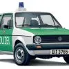 Italeri 1/24 Volkswagen Golf Mk.1 POLIZEI # 3666 -Aircraft Kits Sales itl3666