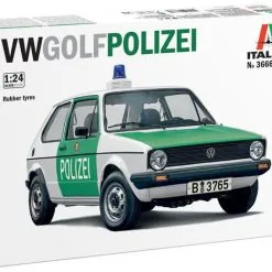 Italeri 1/24 Volkswagen Golf Mk.1 POLIZEI # 3666 -Aircraft Kits Sales itl3666 1