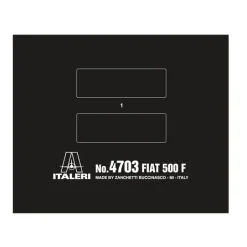Italeri 1/12 Fiat 500F 1968 # 4703 26 Italeri 1/12 Fiat 500F 1968 # 4703 -Aircraft Kits Sales itl4703pic16