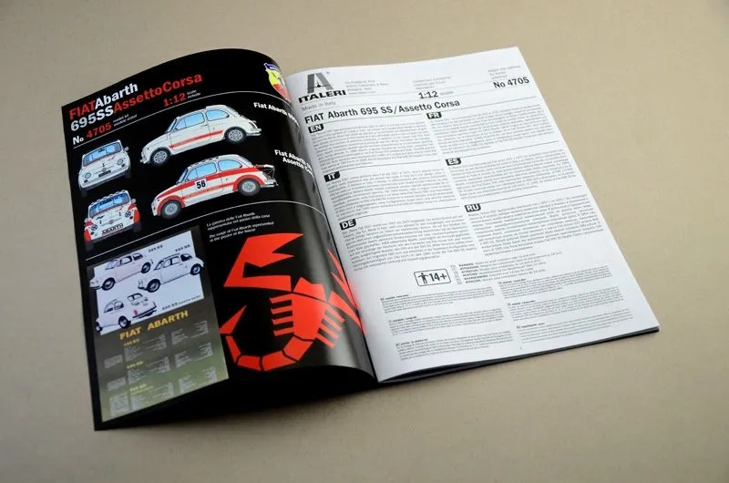 Italeri 1/12 Fiat Abarth 695SS/Assetto Corsa # 4705 15 Italeri 1/12 Fiat Abarth 695SS/Assetto Corsa # 4705 - Image 13