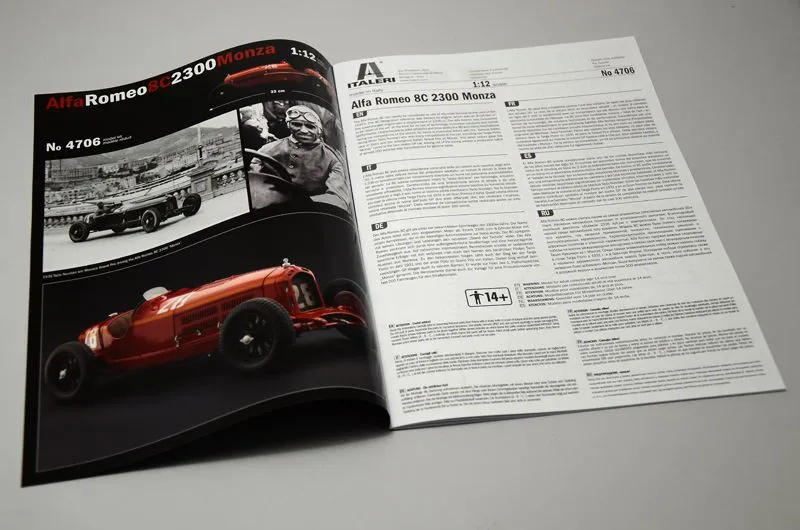 Italeri 1/12 Alfa Romeo 8c 2300 Monza # 4706 18 Italeri 1/12 Alfa Romeo 8c 2300 Monza # 4706 - Image 16