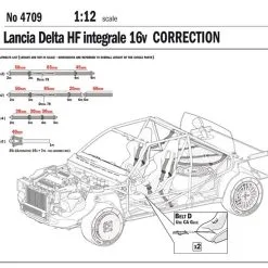 Italeri 1/12 Lancia Delta HF Integrale # 4709 -Aircraft Kits Sales itl4709n 2