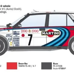 Italeri 1/12 Lancia Delta HF Integrale # 4709 -Aircraft Kits Sales itl4709n 6