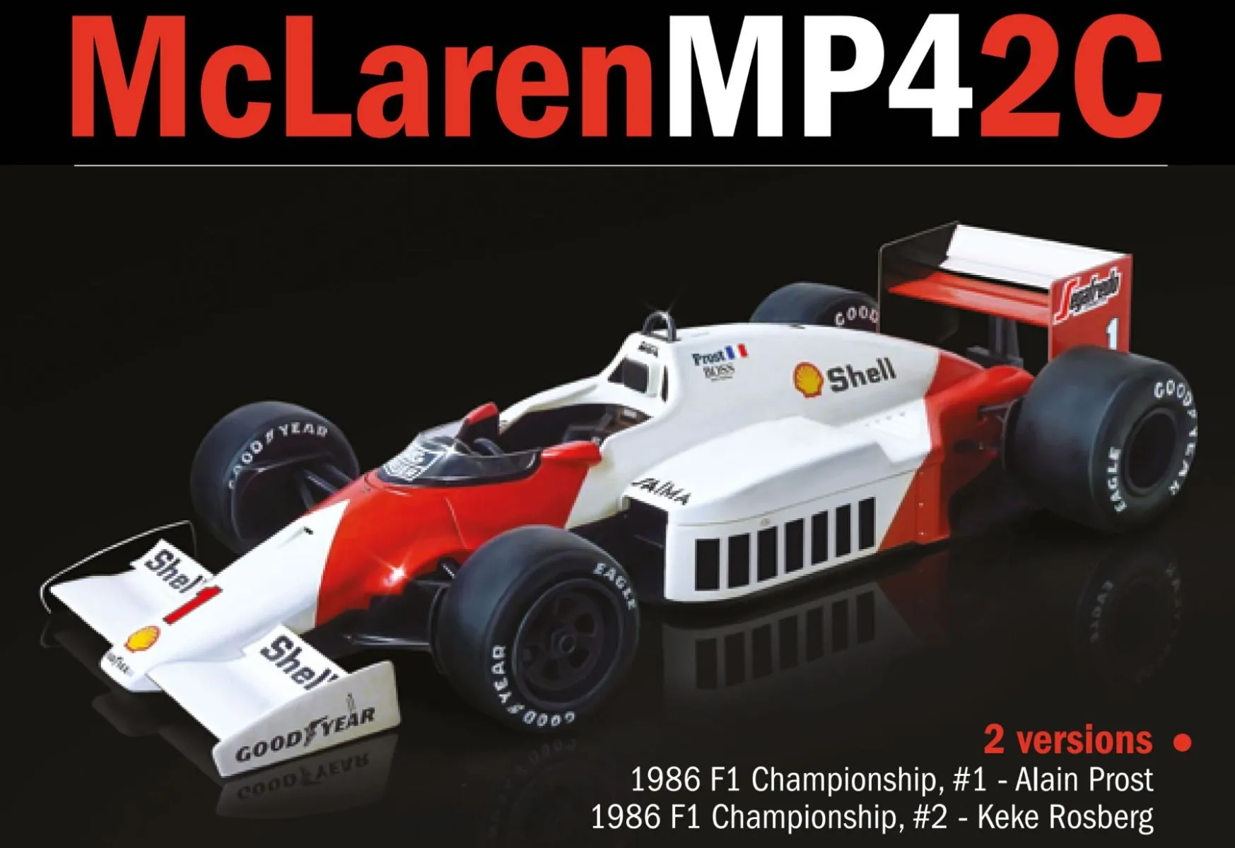 Italeri 1/12 McLaren MP4/2C # 4711 3 Italeri 1/12 McLaren MP4/2C # 4711