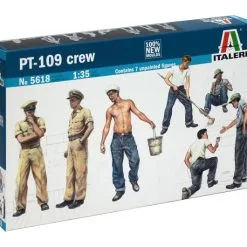 Italeri 1/35 PT-109 CREW # 5618 - Plastic Model Figures