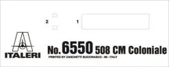Italeri 1/35 Fiat 508 CM Coloniale With Crew # 6550 -Aircraft Kits Sales itl6550 9