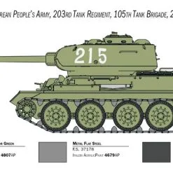 Italeri 1/35 T-34/85 Korean War # 6585 18 Italeri 1/35 T-34/85 Korean War # 6585 -Aircraft Kits Sales itl6585 2