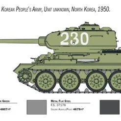 Italeri 1/35 T-34/85 Korean War # 6585 19 Italeri 1/35 T-34/85 Korean War # 6585 -Aircraft Kits Sales itl6585 3