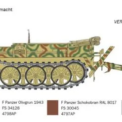 Italeri 1/35 Kfz.10 Demag D7 With 7.5cm Le Ig18 + Crew # 6595 21 Italeri 1/35 Kfz.10 Demag D7 With 7.5cm Le Ig18 + Crew # 6595 -Aircraft Kits Sales itl6595 5
