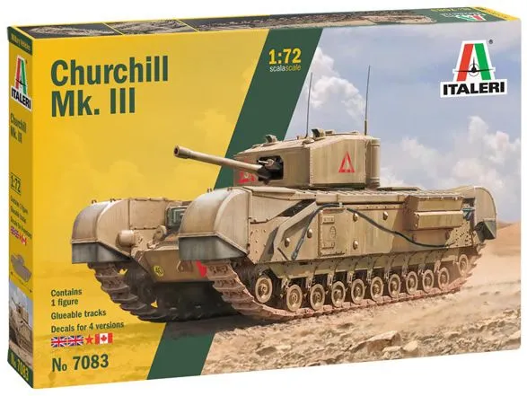 Italeri 1/72 Churchill Mk.III # 7083 3 Italeri 1/72 Churchill Mk.III # 7083