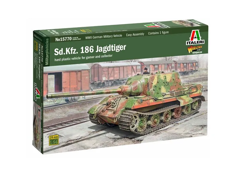 Italeri 1/56 Sd.Kfz. 186 Jagdtiger # 15770 3 Italeri 1/56 Sd.Kfz. 186 Jagdtiger # 15770