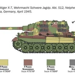 Italeri 1/56 Sd.Kfz. 186 Jagdtiger # 15770 15 Italeri 1/56 Sd.Kfz. 186 Jagdtiger # 15770 -Aircraft Kits Sales itlw15770 4