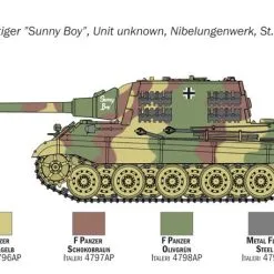 Italeri 1/56 Sd.Kfz. 186 Jagdtiger # 15770 17 Italeri 1/56 Sd.Kfz. 186 Jagdtiger # 15770 -Aircraft Kits Sales itlw15770 6