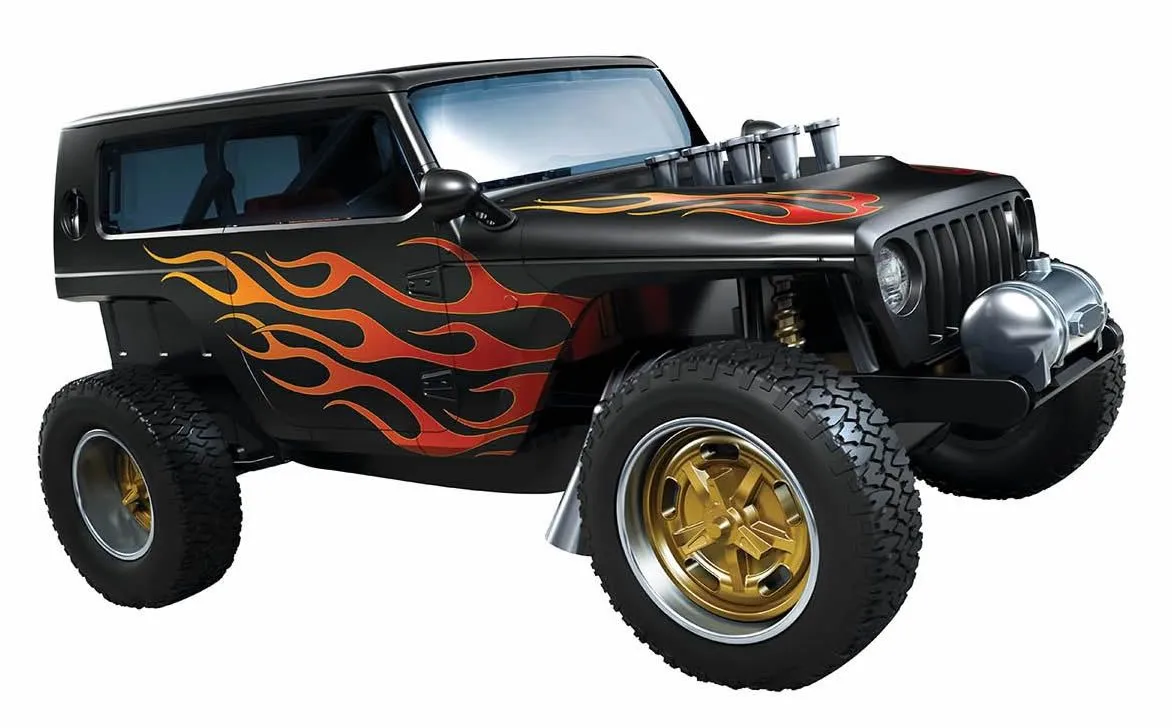 Airfix Jeep Quicksand Concept QUICK BUILD Blue # J6038 4 Airfix Jeep Quicksand Concept QUICK BUILD Blue # J6038 - Image 2