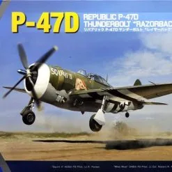 Kinetic 1/24 Republic P-47D Thunderbolt Razorback # 3208 - Plastic Model Kit -Aircraft Kits Sales k3208 1