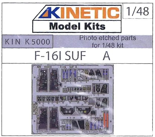 Kinetic Model Kits 1/48 Lockheed-Martin F-16I Sufa 'Storm' # 5000 3 Kinetic Model Kits 1/48 Lockheed-Martin F-16I Sufa 'Storm' # 5000