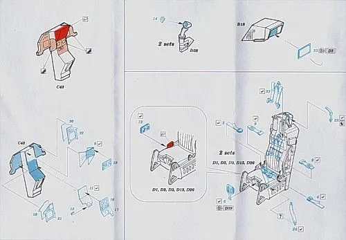 Kinetic Model Kits 1/48 Lockheed-Martin F-16I Sufa 'Storm' # 5000 6 Kinetic Model Kits 1/48 Lockheed-Martin F-16I Sufa 'Storm' # 5000 - Image 4