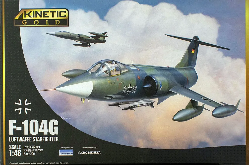 Kinetic 1/48 Lockheed F-104G Starfighter # 48083 3 Kinetic 1/48 Lockheed F-104G Starfighter # 48083