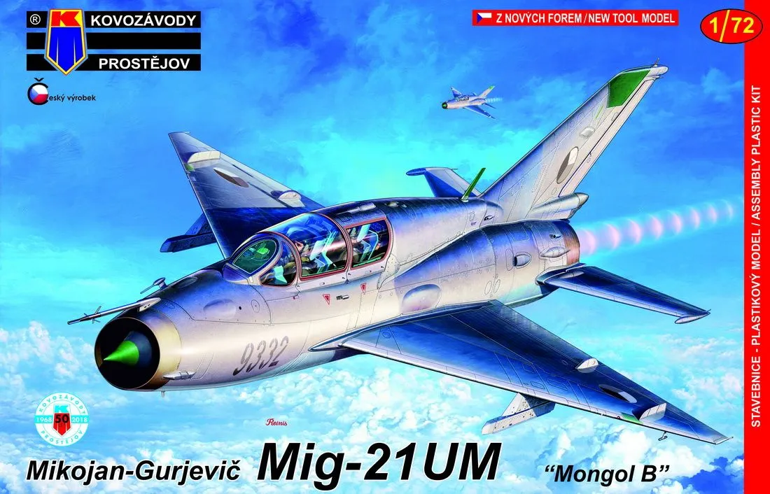 Kovozavody Prostejov 1/72 Mikoyan MiG-21UM "Warsaw Pact Service" New Mould # 72108 3 Kovozavody Prostejov 1/72 Mikoyan MiG-21UM "Warsaw Pact Service" New Mould # 72108
