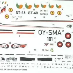Kovozavody Prostejov 1/72 SIAI SF-260D/W "European Users" # 72212 7 Kovozavody Prostejov 1/72 SIAI SF-260D/W "European Users" # 72212 -Aircraft Kits Sales kpm72212 2