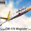 Kovozavody Prostejov 1/72 Fouga CM-170 Magister 'Over Europe' # 72242 -Aircraft Kits Sales kpm72242