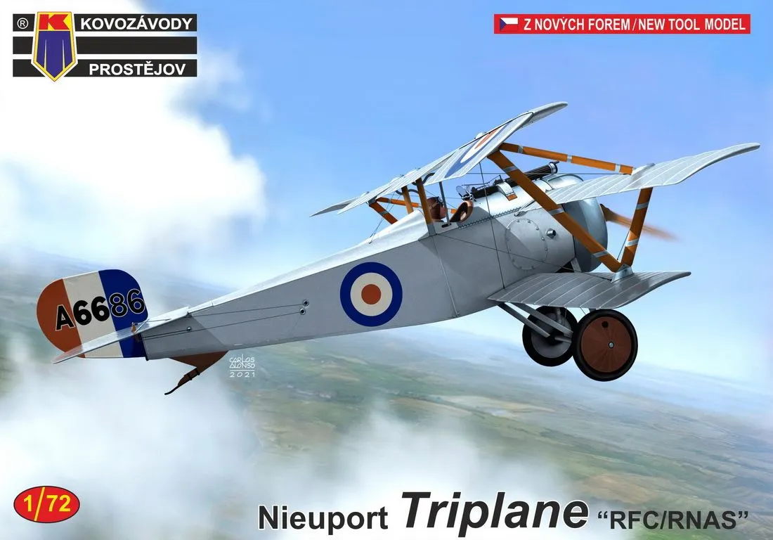 Kovozavody Prostejov 1/72 Nieuport Triplane 'RFC/RNAS' # 72255 3 Kovozavody Prostejov 1/72 Nieuport Triplane 'RFC/RNAS' # 72255