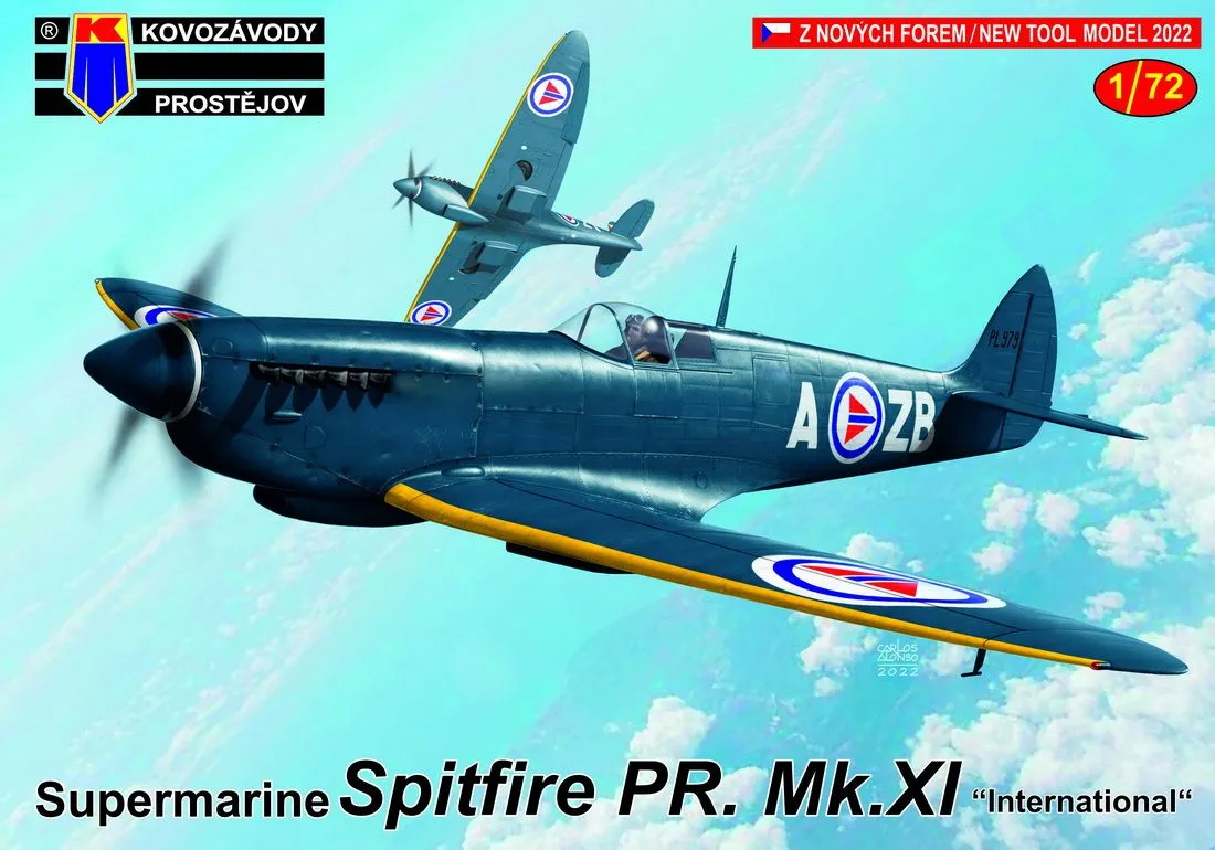 Kovozavody Prostejov 1/72 Supermarine Spitfire PR Mk.XI 'International' # 72293 3 Kovozavody Prostejov 1/72 Supermarine Spitfire PR Mk.XI 'International' # 72293