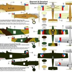 Kovozavody Prostejov 1/72 Avia B-3 Bejk/Bull 'Military Service" # 72341 -Aircraft Kits Sales kpm72341 1