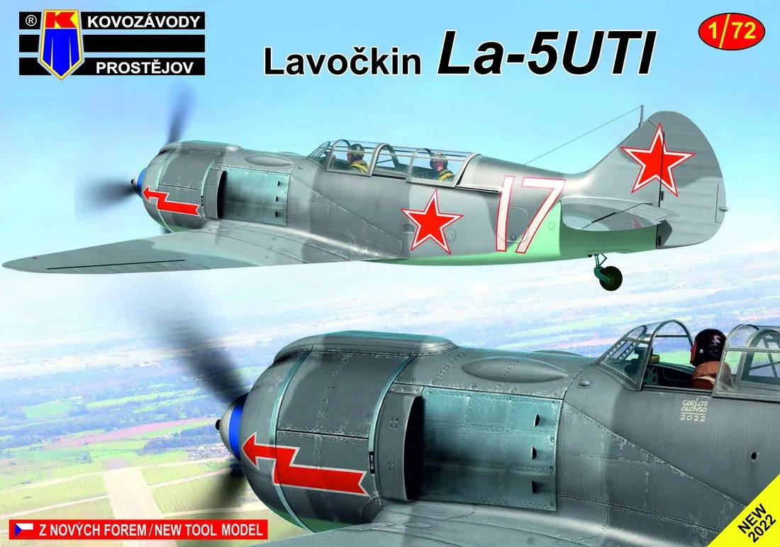 Kovozavody Prostejov 1/72 Lavochkin La-5UTI Two Seater 'Soviet AF' # 72362 3 Kovozavody Prostejov 1/72 Lavochkin La-5UTI Two Seater 'Soviet AF' # 72362