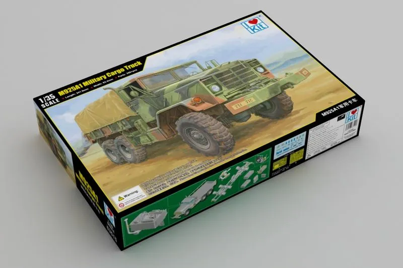 I LOVE KIT 1/35 M925A1 US Military Cargo Truck 5 Ton 6x6 # 63515 4 I LOVE KIT 1/35 M925A1 US Military Cargo Truck 5 Ton 6x6 # 63515 - Image 2