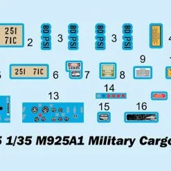 I LOVE KIT 1/35 M925A1 US Military Cargo Truck 5 Ton 6x6 # 63515 18 I LOVE KIT 1/35 M925A1 US Military Cargo Truck 5 Ton 6x6 # 63515 -Aircraft Kits Sales lk63515 2