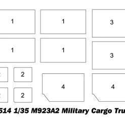 I LOVE KIT 1/35 M925A1 US Military Cargo Truck 5 Ton 6x6 # 63515 19 I LOVE KIT 1/35 M925A1 US Military Cargo Truck 5 Ton 6x6 # 63515 -Aircraft Kits Sales lk63515 3