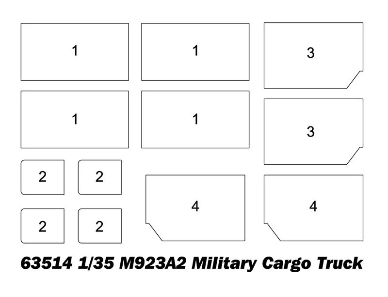 I LOVE KIT 1/35 M925A1 US Military Cargo Truck 5 Ton 6x6 # 63515 6 I LOVE KIT 1/35 M925A1 US Military Cargo Truck 5 Ton 6x6 # 63515 - Image 4
