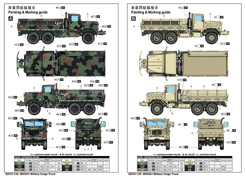 I LOVE KIT 1/35 M925A1 US Military Cargo Truck 5 Ton 6x6 # 63515 7 I LOVE KIT 1/35 M925A1 US Military Cargo Truck 5 Ton 6x6 # 63515 - Image 5