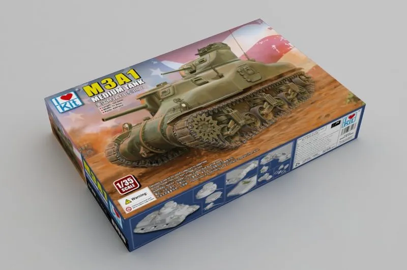 I Love Kit 1/35 M3A1 Medium Tank # 63516 4 I Love Kit 1/35 M3A1 Medium Tank # 63516 - Image 2