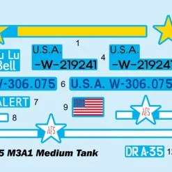 I Love Kit 1/35 M3A1 Medium Tank # 63516 17 I Love Kit 1/35 M3A1 Medium Tank # 63516 -Aircraft Kits Sales lk63516 2