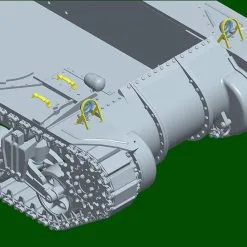 I LOVE KIT 1/35 M3A3 Medium Tank # 63517 39 I LOVE KIT 1/35 M3A3 Medium Tank # 63517 -Aircraft Kits Sales lk63517 15