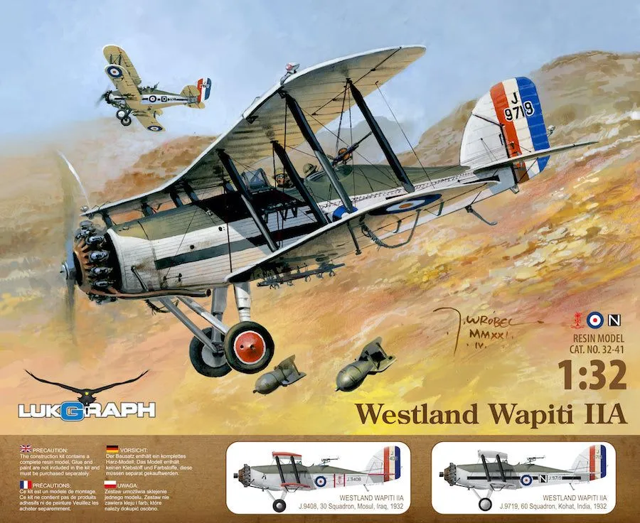 Lukgraph 1/32 Westland Wapiti IIA # 3241 3 Lukgraph 1/32 Westland Wapiti IIA # 3241