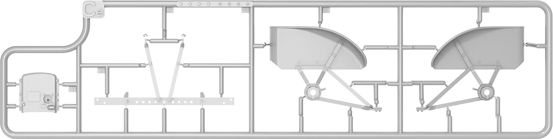 Miniart 1/24 German D8500 Mod 1938 Agricultural Tractor # 24001 9 Miniart 1/24 German D8500 Mod 1938 Agricultural Tractor # 24001 - Image 7