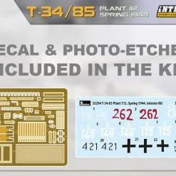 Miniart 1/35 T-34/85 Plant 112. Spring '44, Interior Kit # 35294 23 Miniart 1/35 T-34/85 Plant 112. Spring '44, Interior Kit # 35294 -Aircraft Kits Sales min35294 7